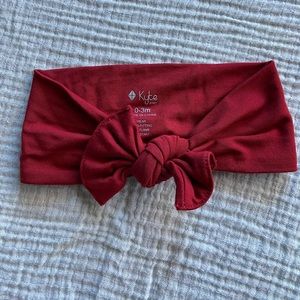 Kyte Baby 0-3 Month Headband Bow (Red)